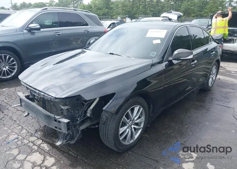 2014 Infiniti Q50 Premium z USA, uszkodzony, nr VIN JN1BV7AP1EM677429